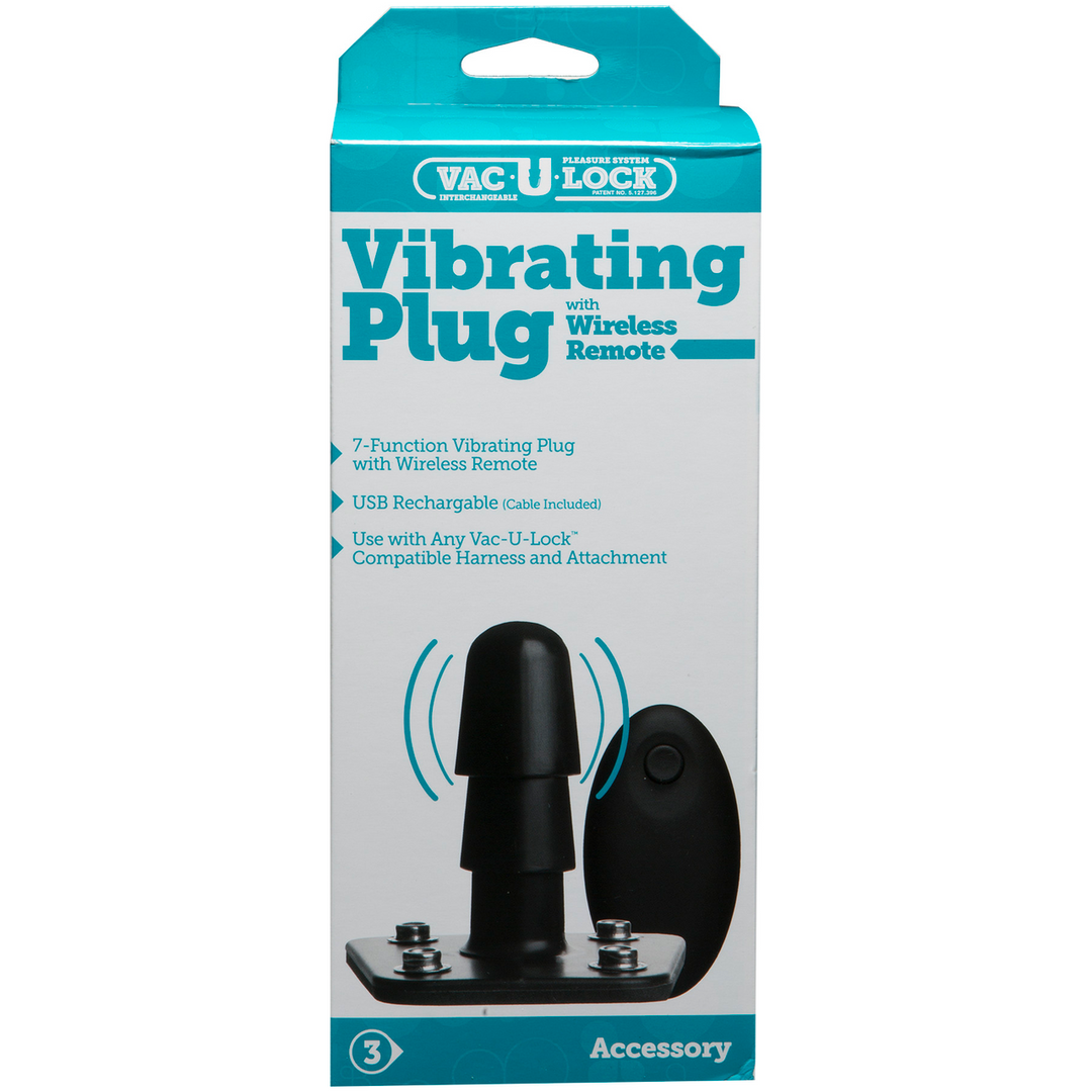 Vibrerende Plug met Draadloze Afstandsbediening Schwarz - 4