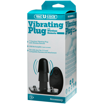 Vibrerende Plug met Draadloze Afstandsbediening Schwarz - 3