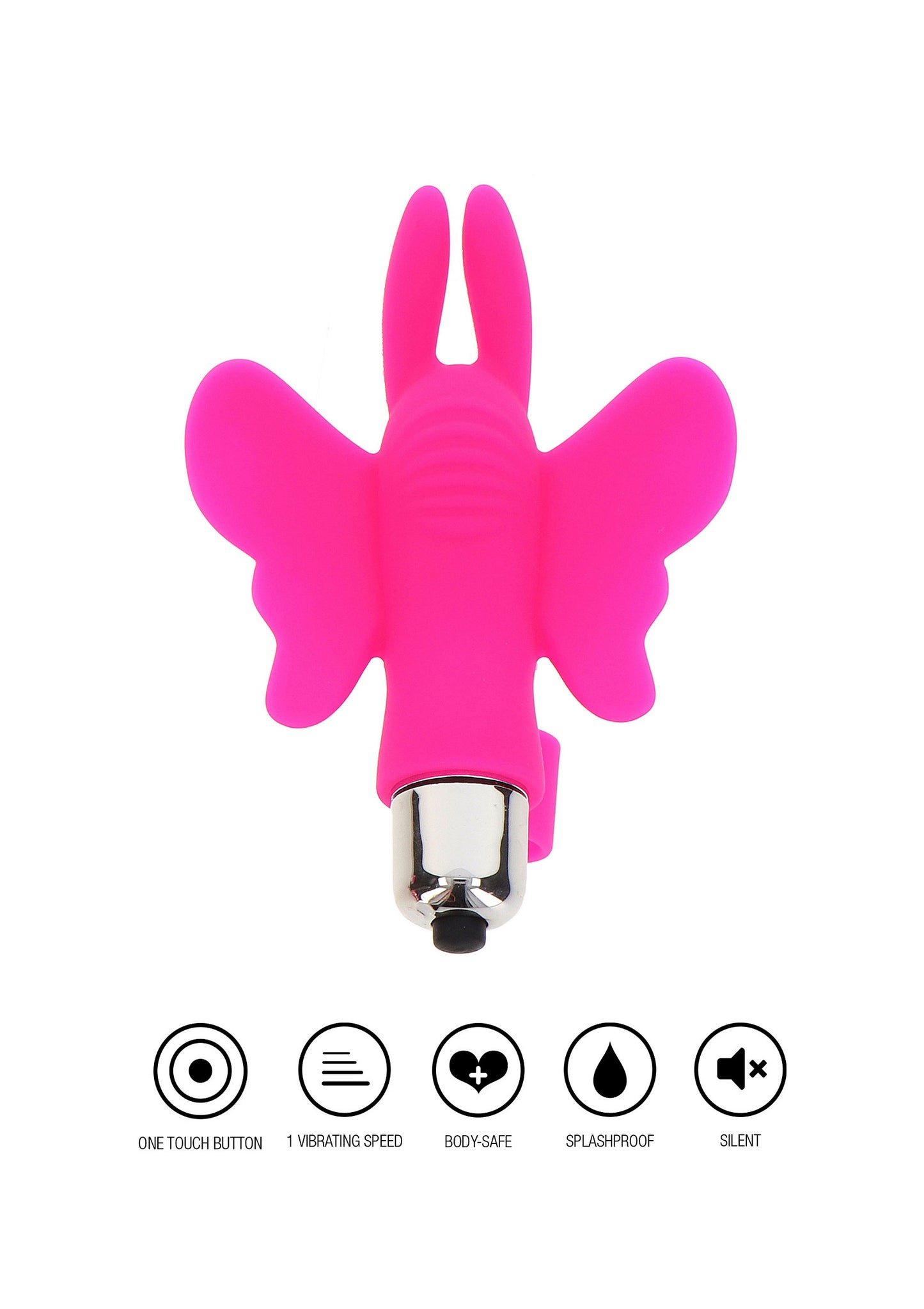 ToyJoy Finger Vibe Butterfly Pleaser PINK - 3