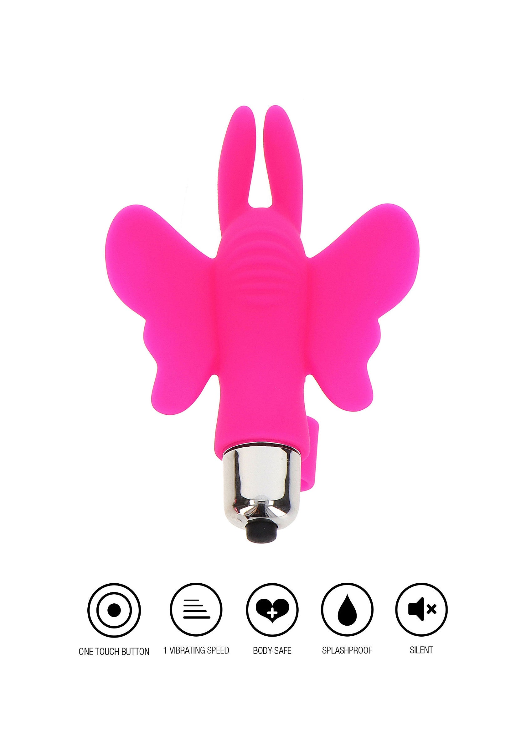 ToyJoy Finger Vibe Butterfly Pleaser PINK - 3