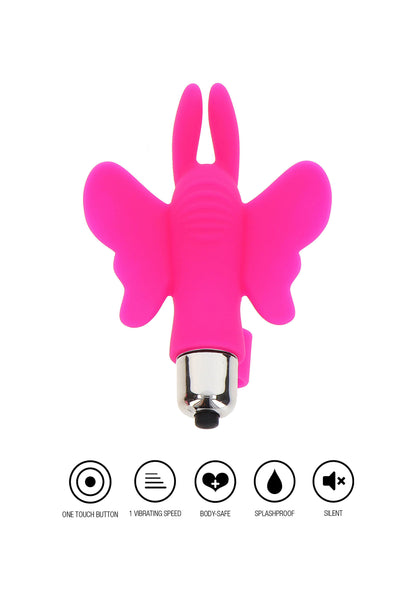 ToyJoy Finger Vibe Butterfly Pleaser PINK - 3