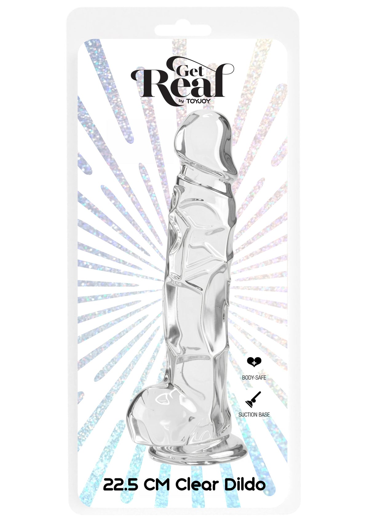 Clear Dildo TPE 22.5 cm CLEAR - 2