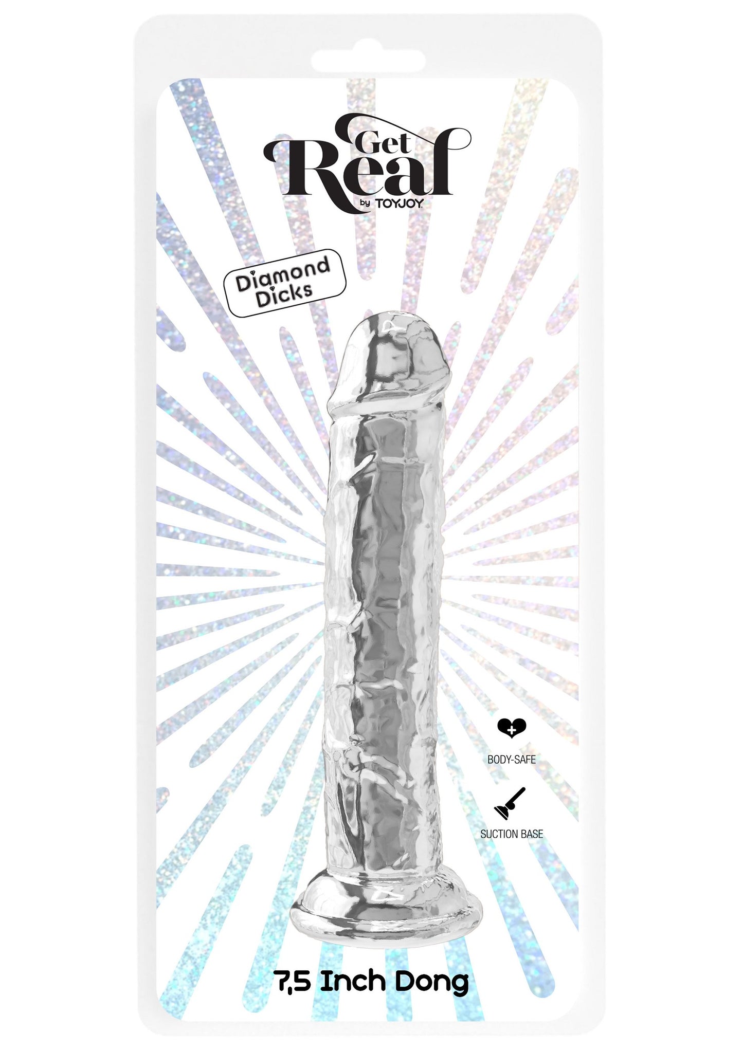 ToyJoy Get Real 19 cm Clear Dong TRANSPA - 3