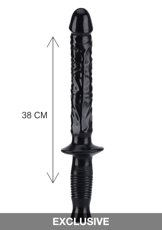 Dong The Manhandler PVC 38 cm - Zwart