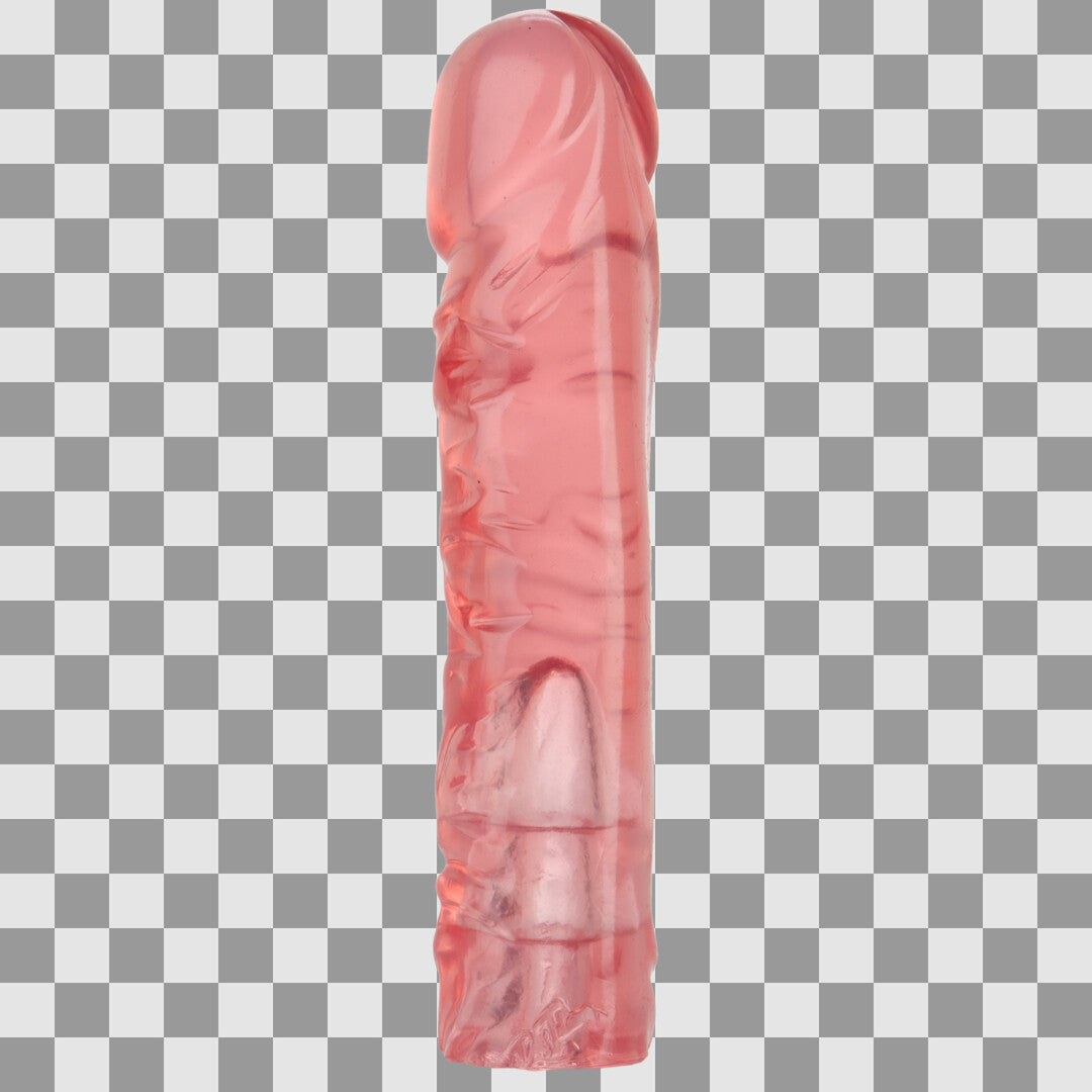 Crystal Jelly Dildo - 8 / 20 cm Pink - 0