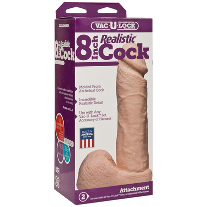 Realistische Dick - 8 / 20 cm Fleischfarben - 1