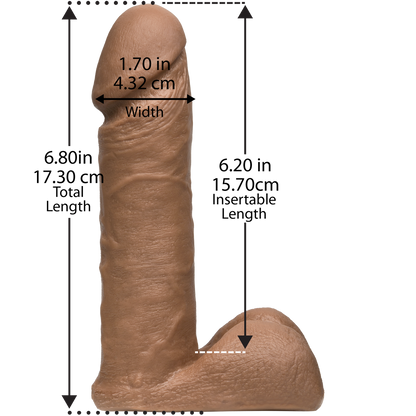 UR3 Cock - 6 / 16 cm - Bruin Braun - 0