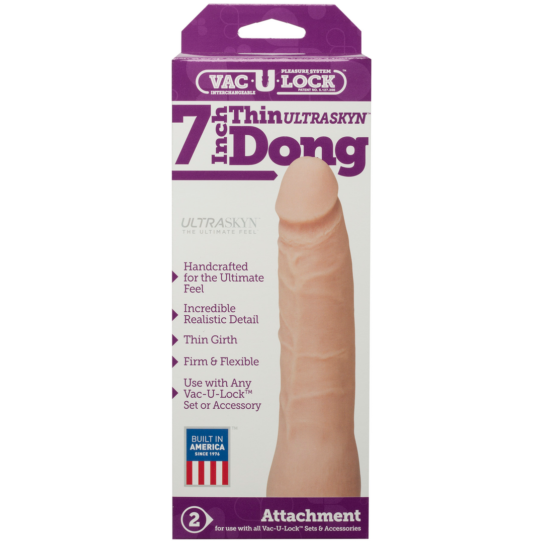 Realistisch ULTRASKYN Dildo - 7 / 18 cm Weiß - 1