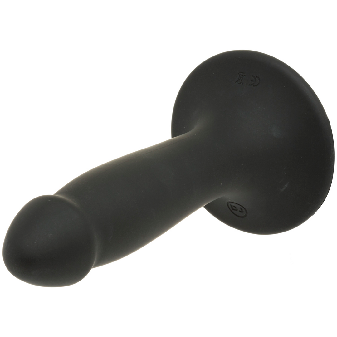 Glad Siliconen Dildo Schwarz - 0