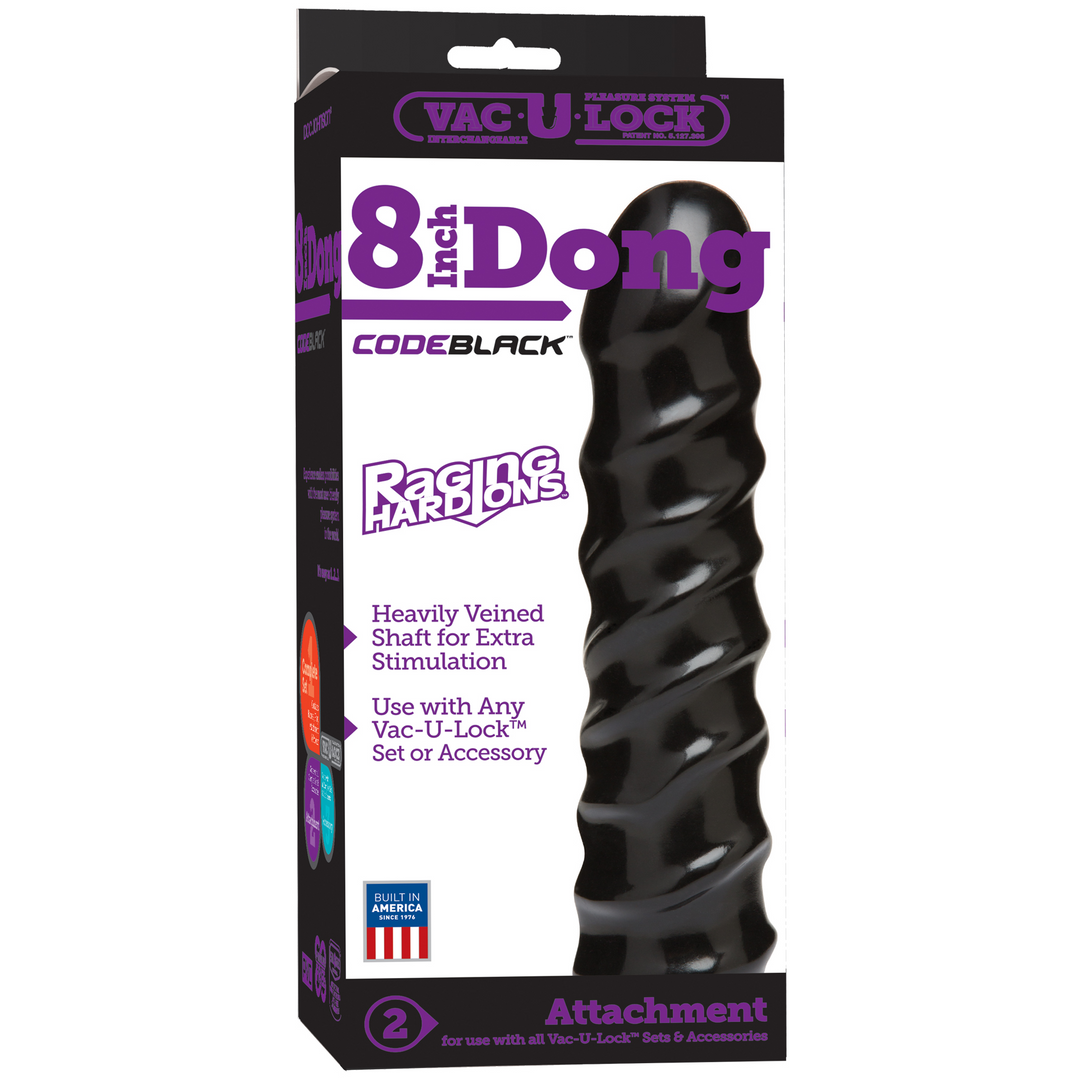 CodeBlack - Raging Hard Dildo - 8 / 20 cm Schwarz - 0