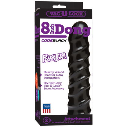 CodeBlack - Raging Hard Dildo - 8 / 20 cm Schwarz - 0