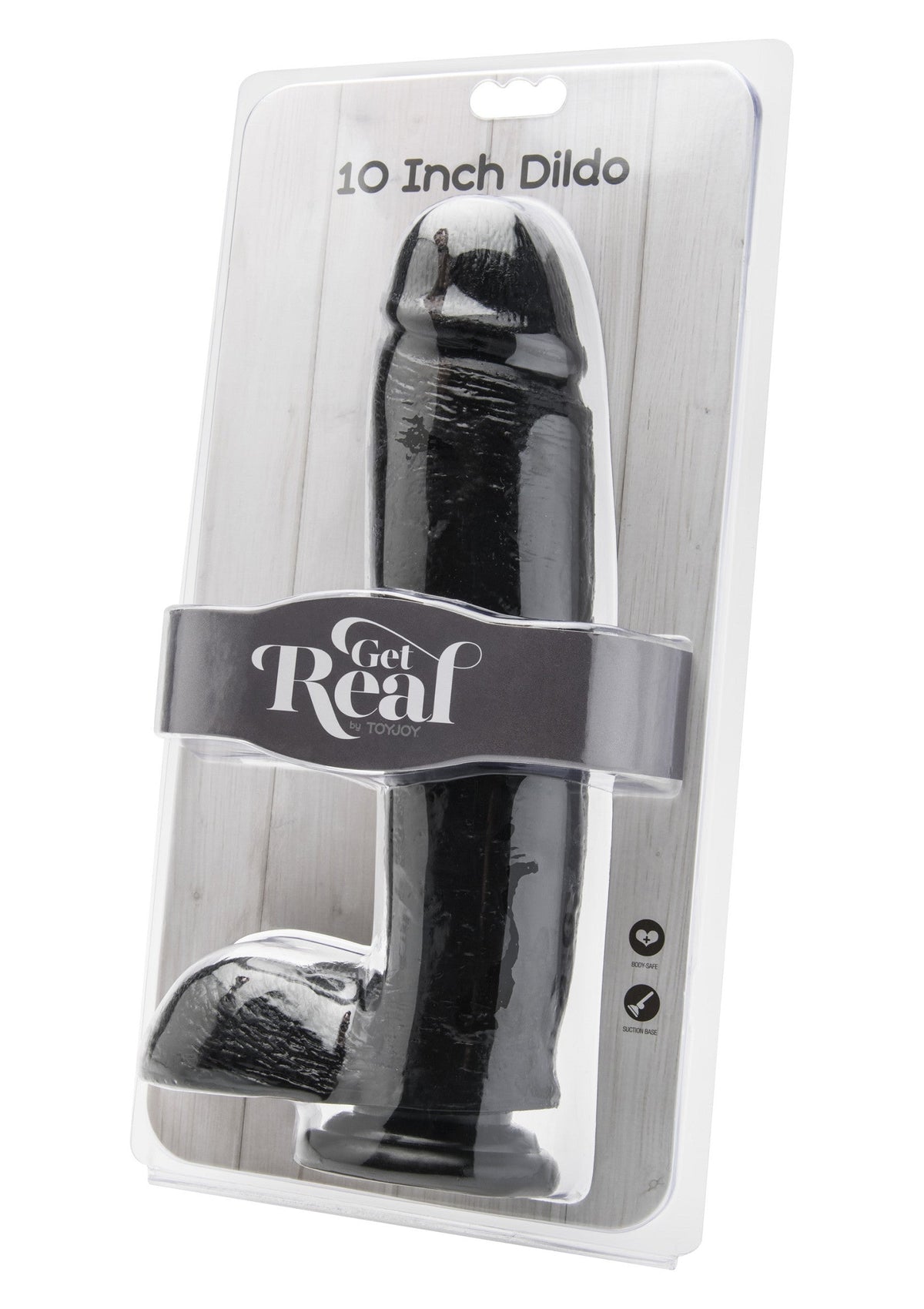 Dildo PVC 25.5 cm BLACK - 1