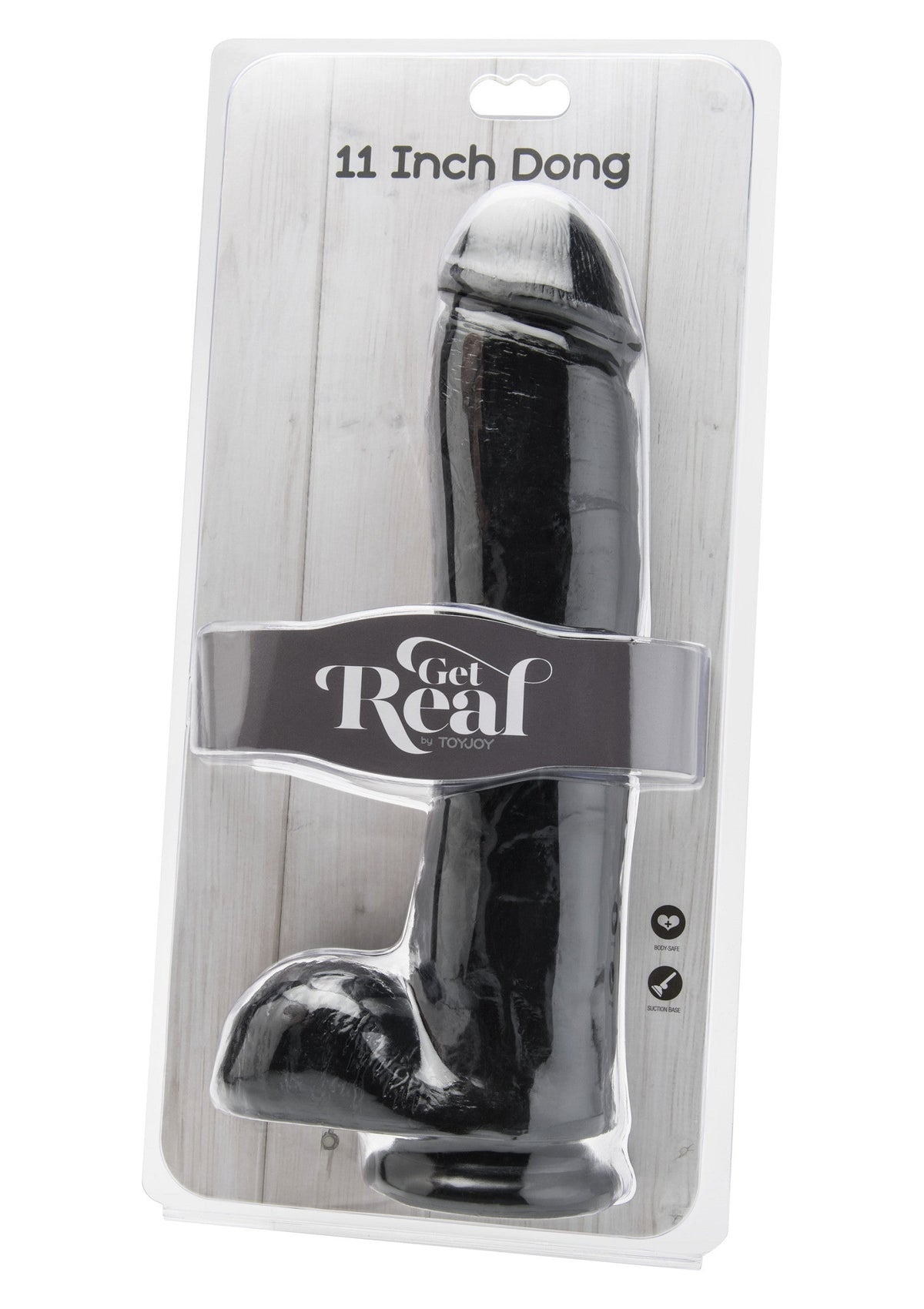 Dildo PVC 28 cm BLACK - 1
