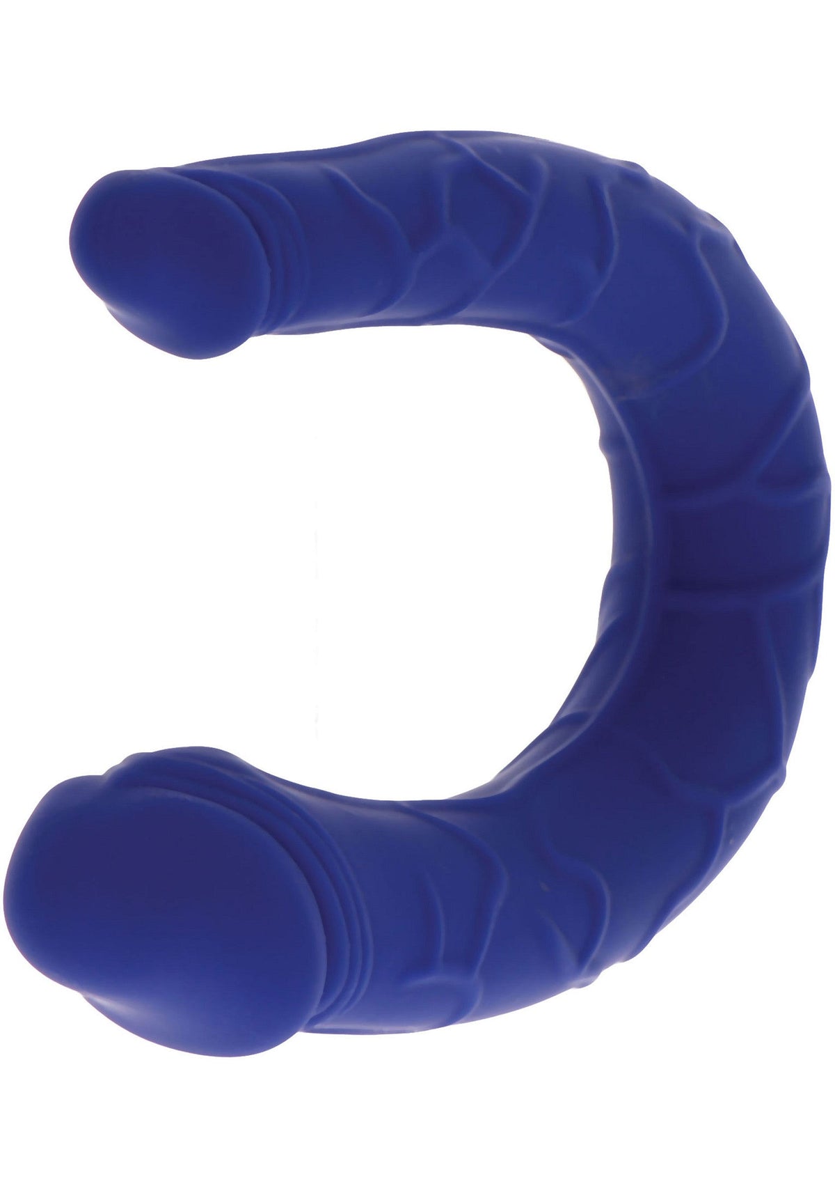 Double Dong Realistic Mini Silicone BLUE - 0
