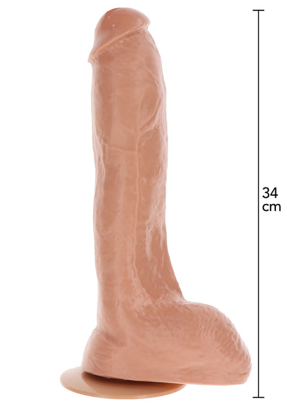 Extreme XXXL Dildo PVC 34 cm SKIN - 0