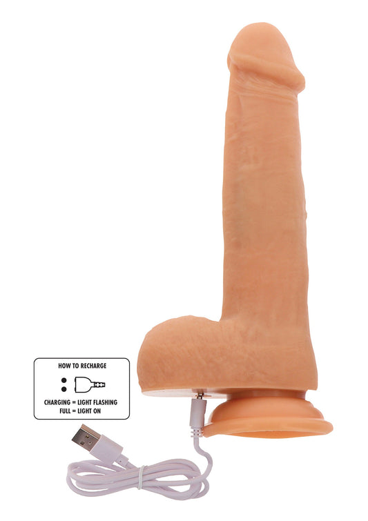Naked Beaded Dildo Silicone 21 cm