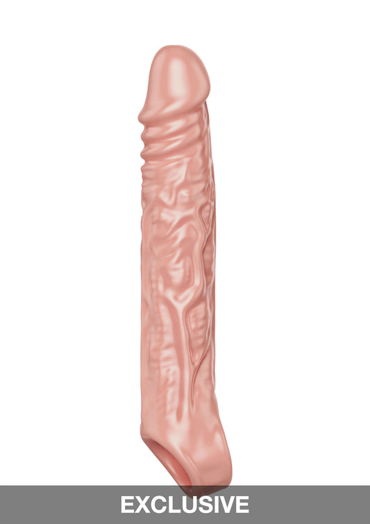 ToyJoy Get Real Extension Sleeve Large 19 cm - Lichte huidskleur