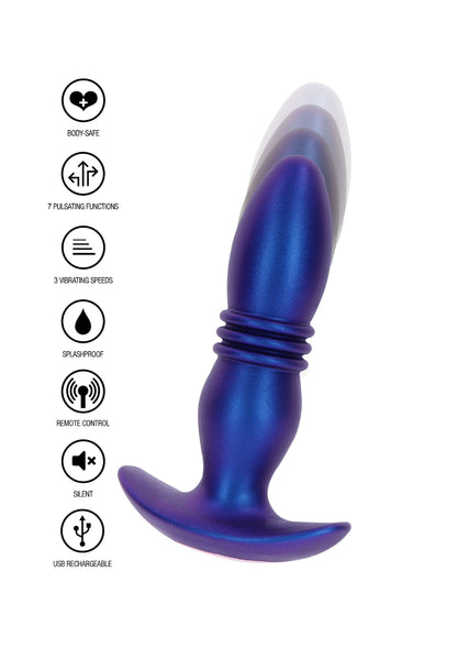 The Tough Thrusting Vibrating Plug BLUE - 4