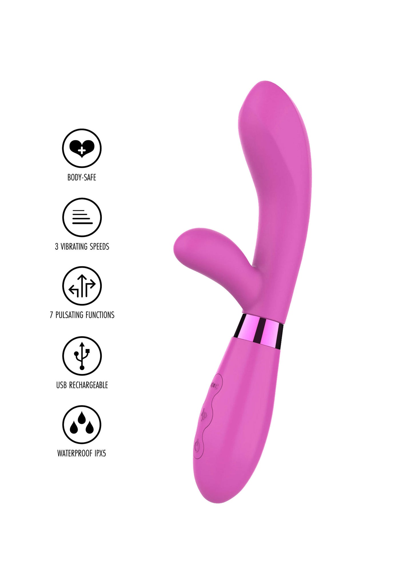 ToyJoy Love Rabbit Jingle Fiesta Vibrator VIOLET - 5