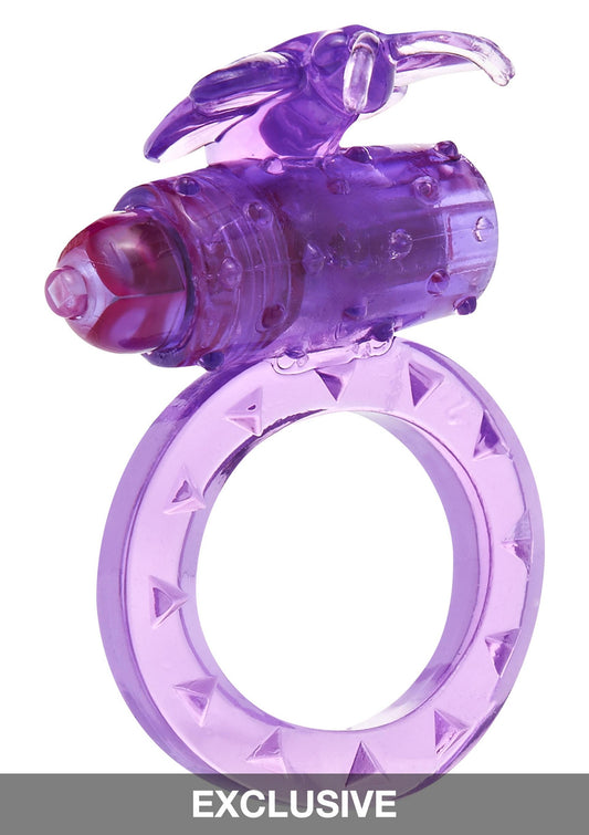 ToyJoy Basics Flutter Ring Vibrating - Purple