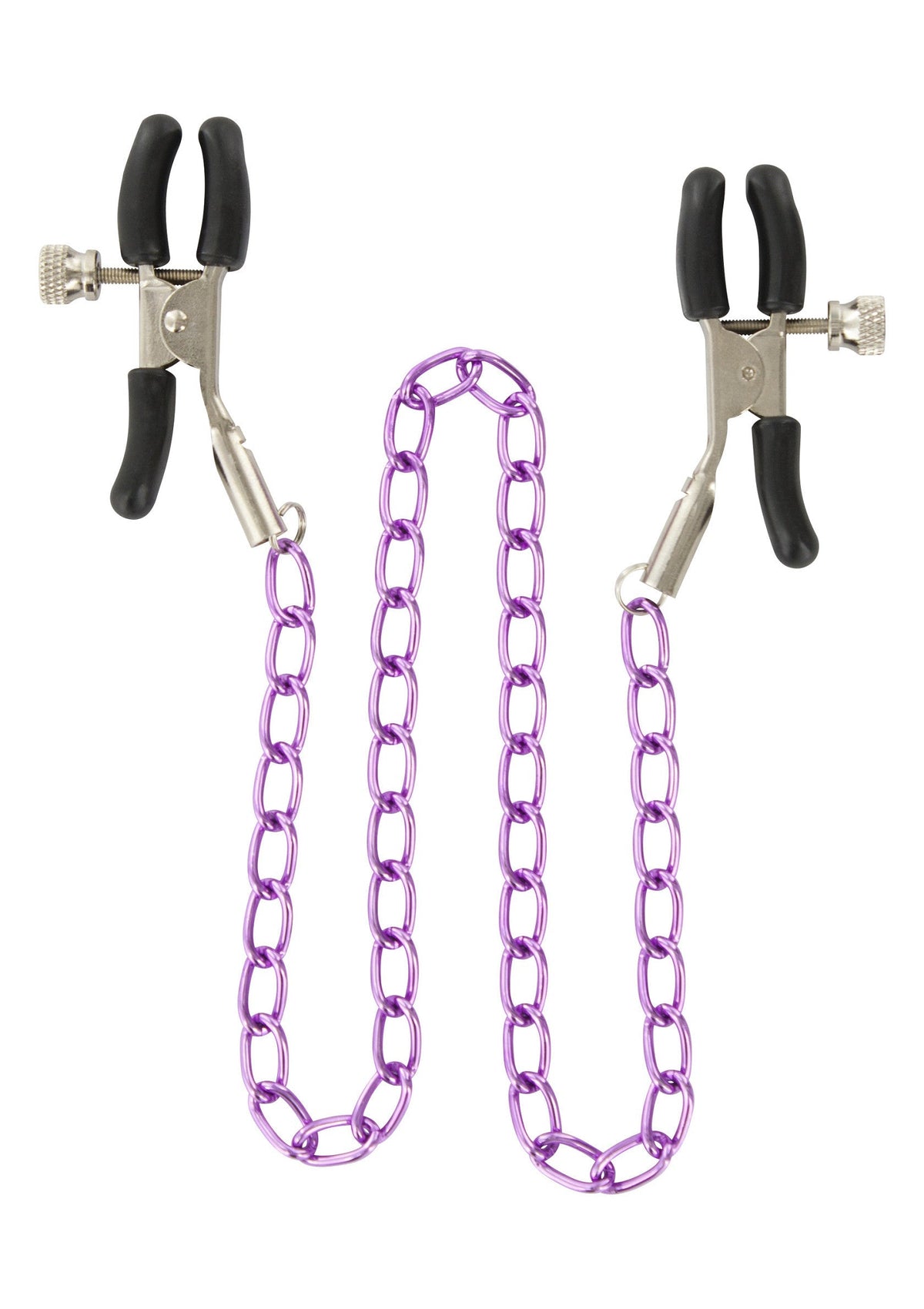 Stimulating Nipple Chain PURPLE - 0