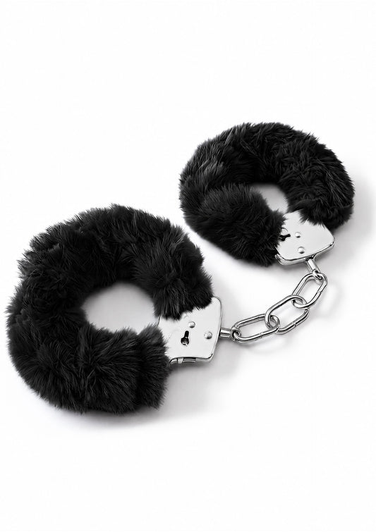 ToyJoy Classics Furry Fun Cuffs - Black