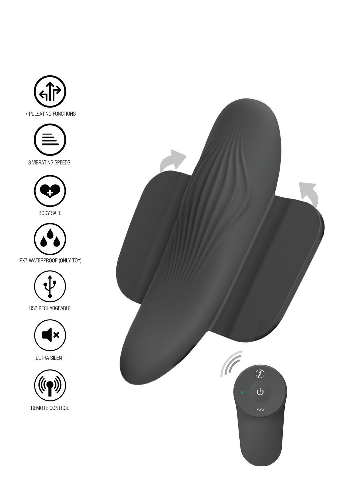 Kalli Panty Vibrator BLACK - 4