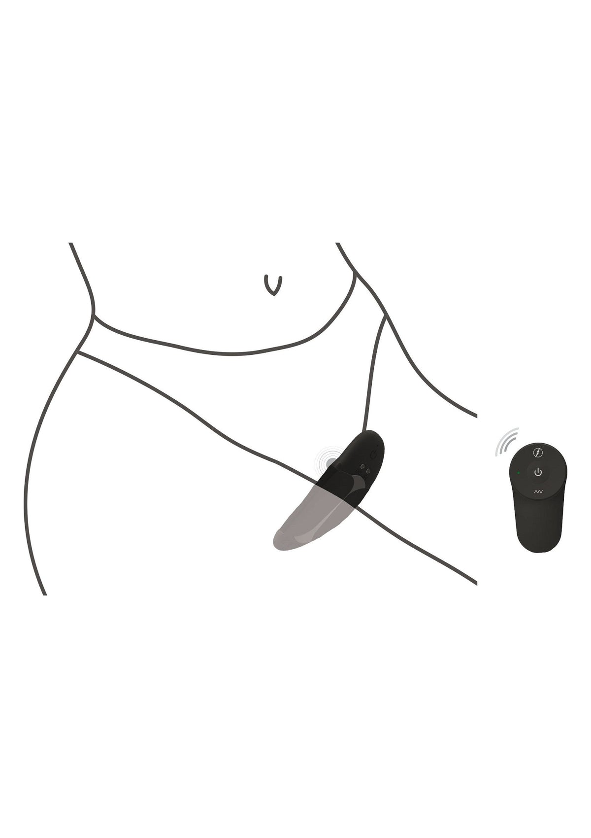 Kalli Panty Vibrator BLACK - 1