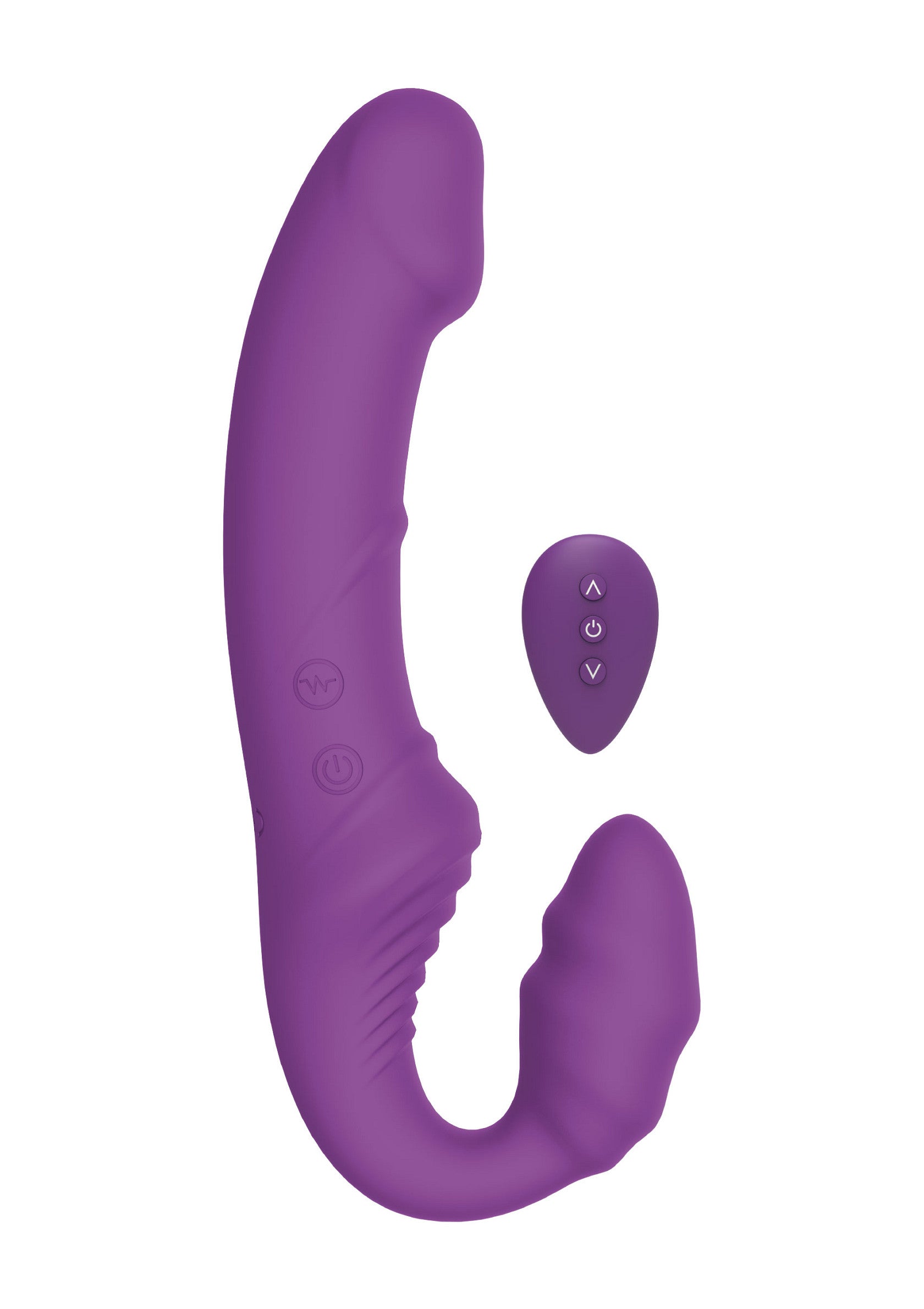 Toyjoy Designer Edition Nymphea Vibrating Strap-On PURPLE - 5