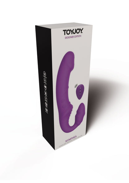 Toyjoy Designer Edition Nymphea Vibrating Strap-On PURPLE - 0