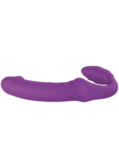 Toyjoy Designer Edition Nymphea Vibrating Strap-On PURPLE - 6