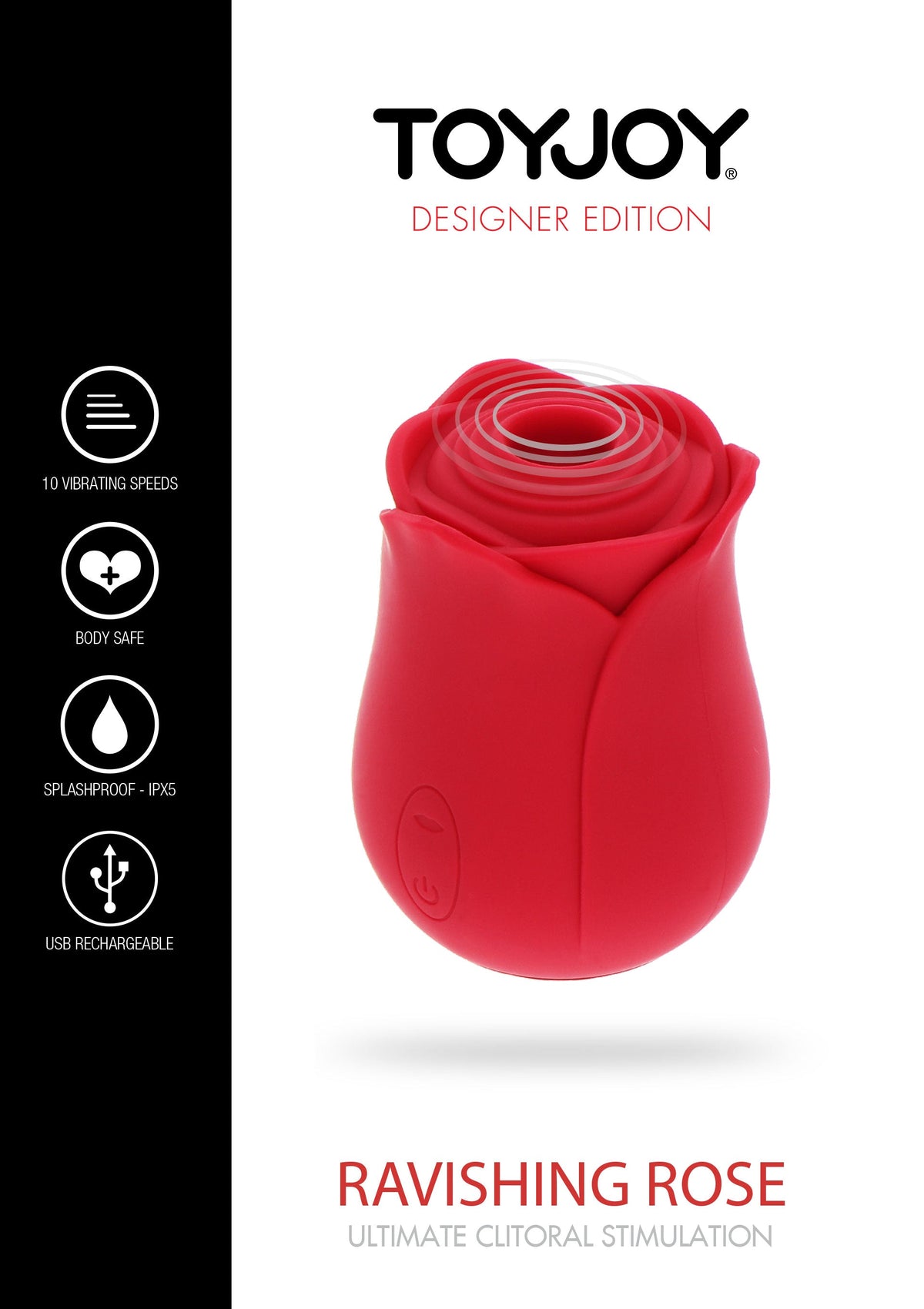Ravishing Rose Air Pulse Stimulator RED - 7