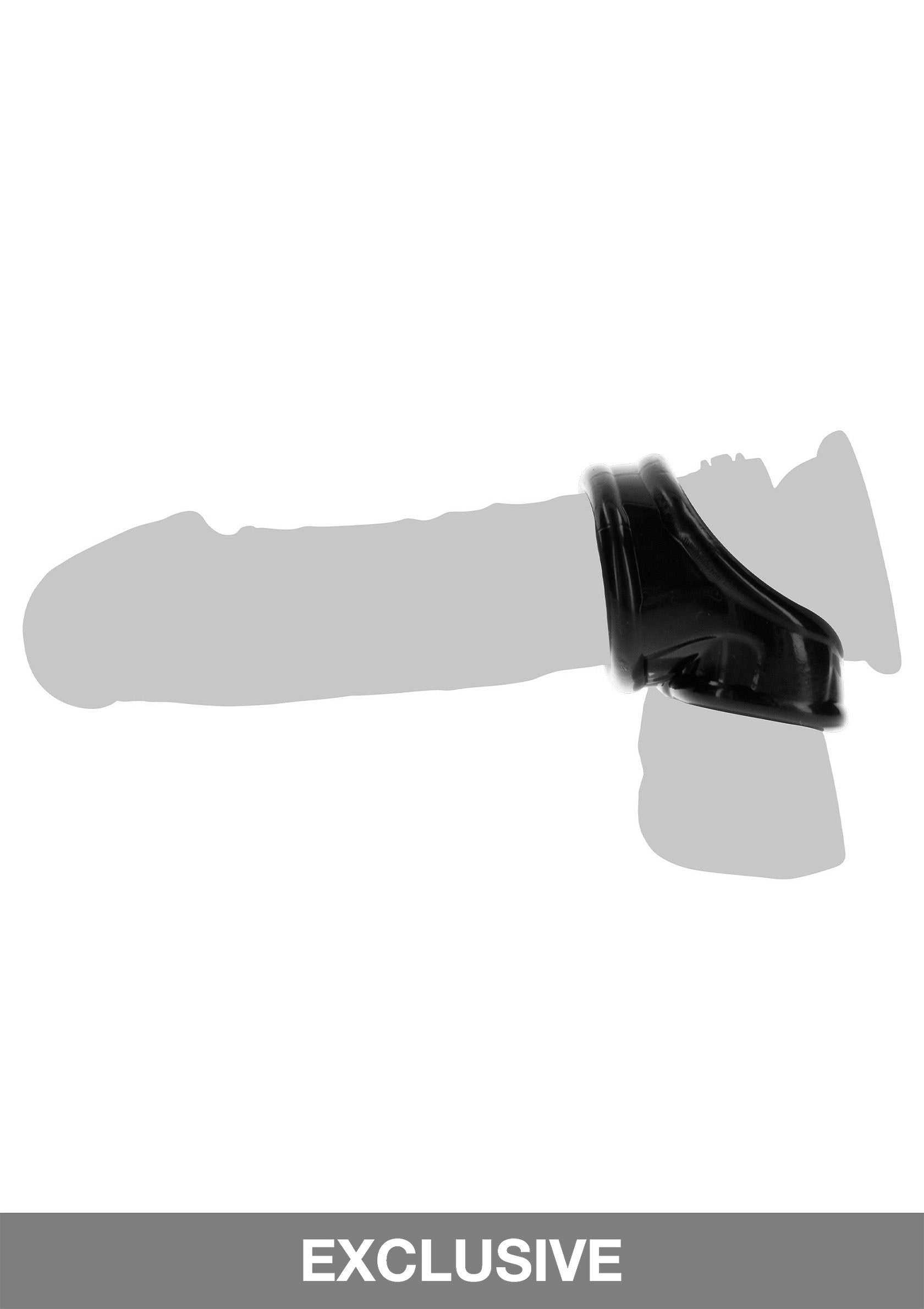 ToyJoy Manpower Triple Pipe C-Ring BLACK - 3