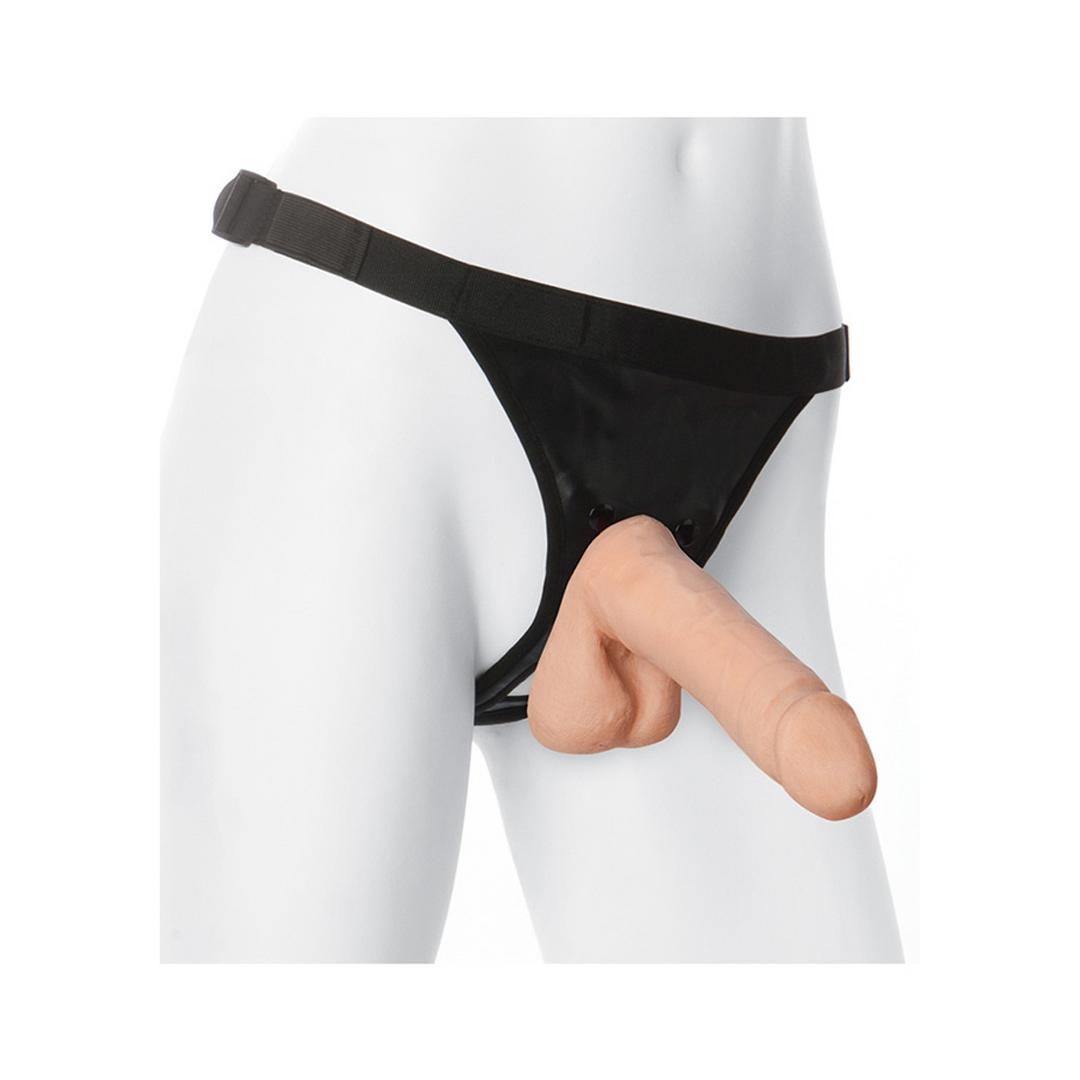 ULTRASKYN Harness en Dildo - 7 / 18 cm Fleischfarben - 0