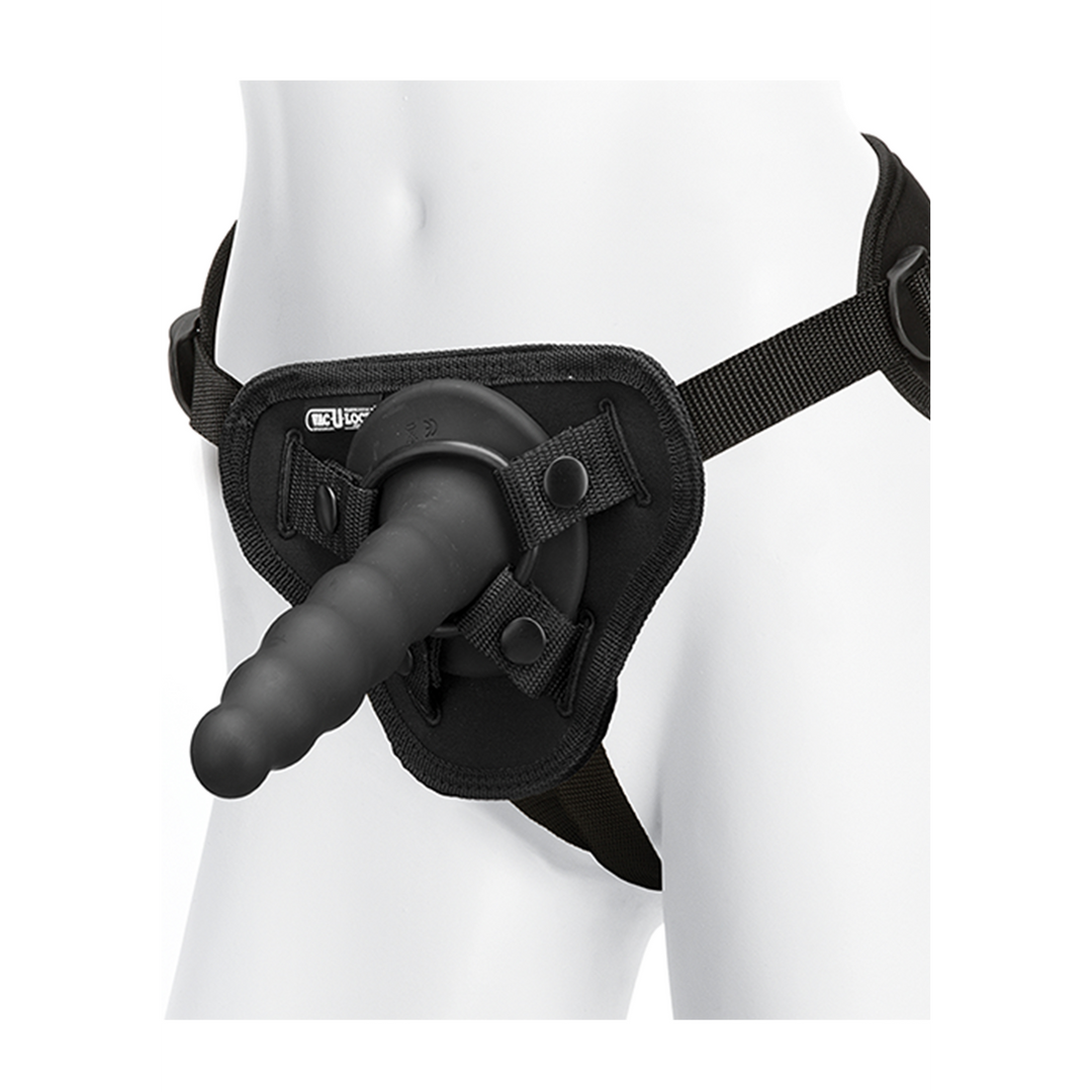 Geribbelde Vibrerende Plezier Set met Afstandsbediening Schwarz - 3