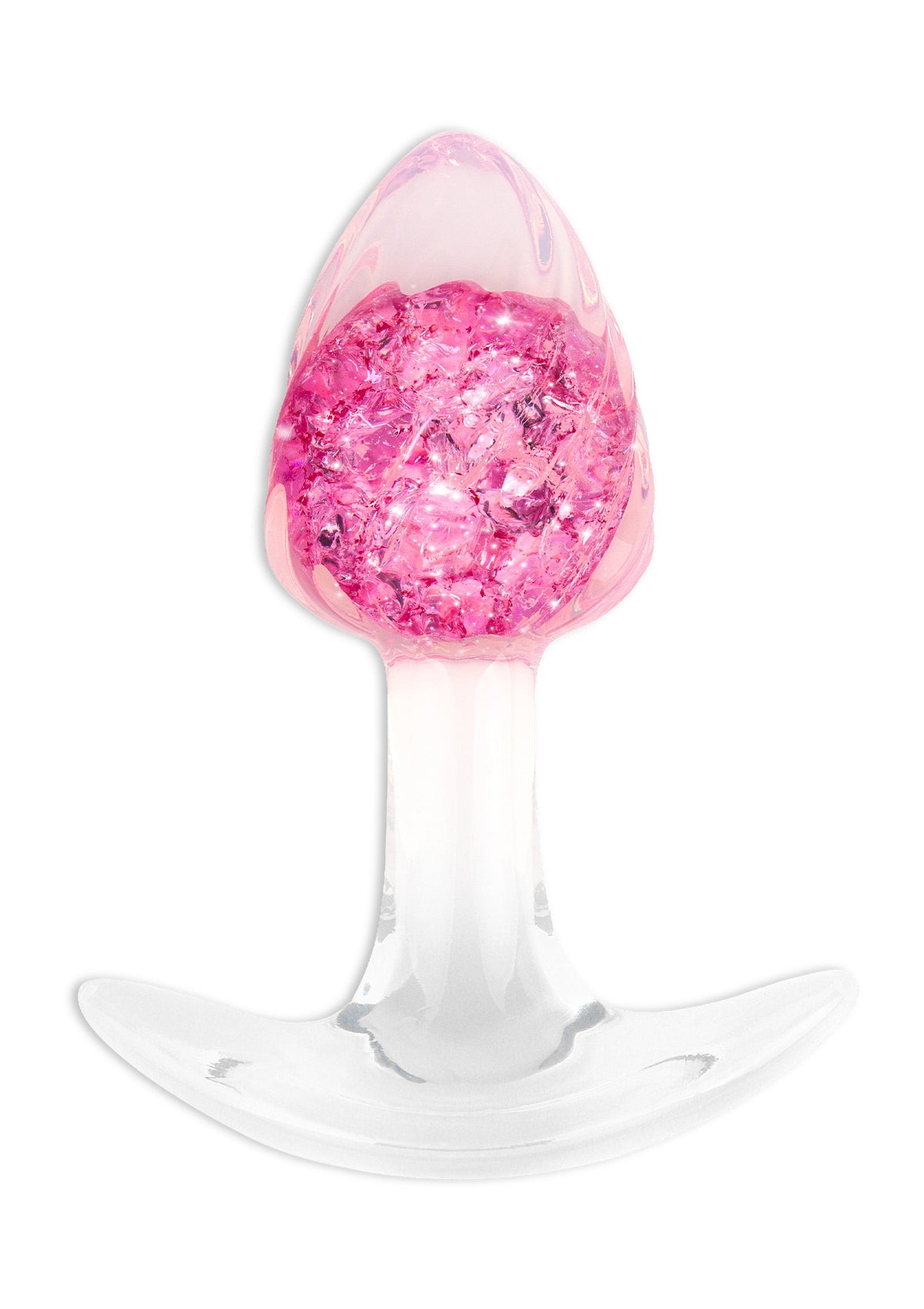 Crystal Butt Plug Small PINK - 0