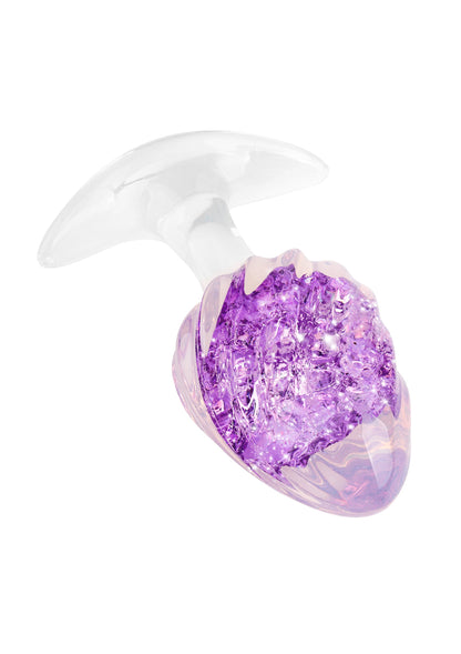 Crystal Butt Plug Medium PURPLE - 3