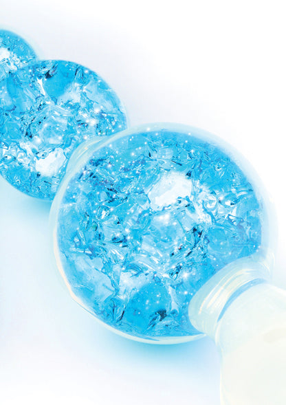 Crystal Trio Butt Plug Medium BLUE - 0