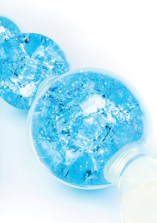 Crystal Trio Butt Plug Medium - Blauw