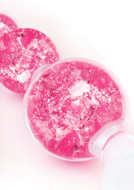 Crystal Trio Butt Plug Medium - Roze