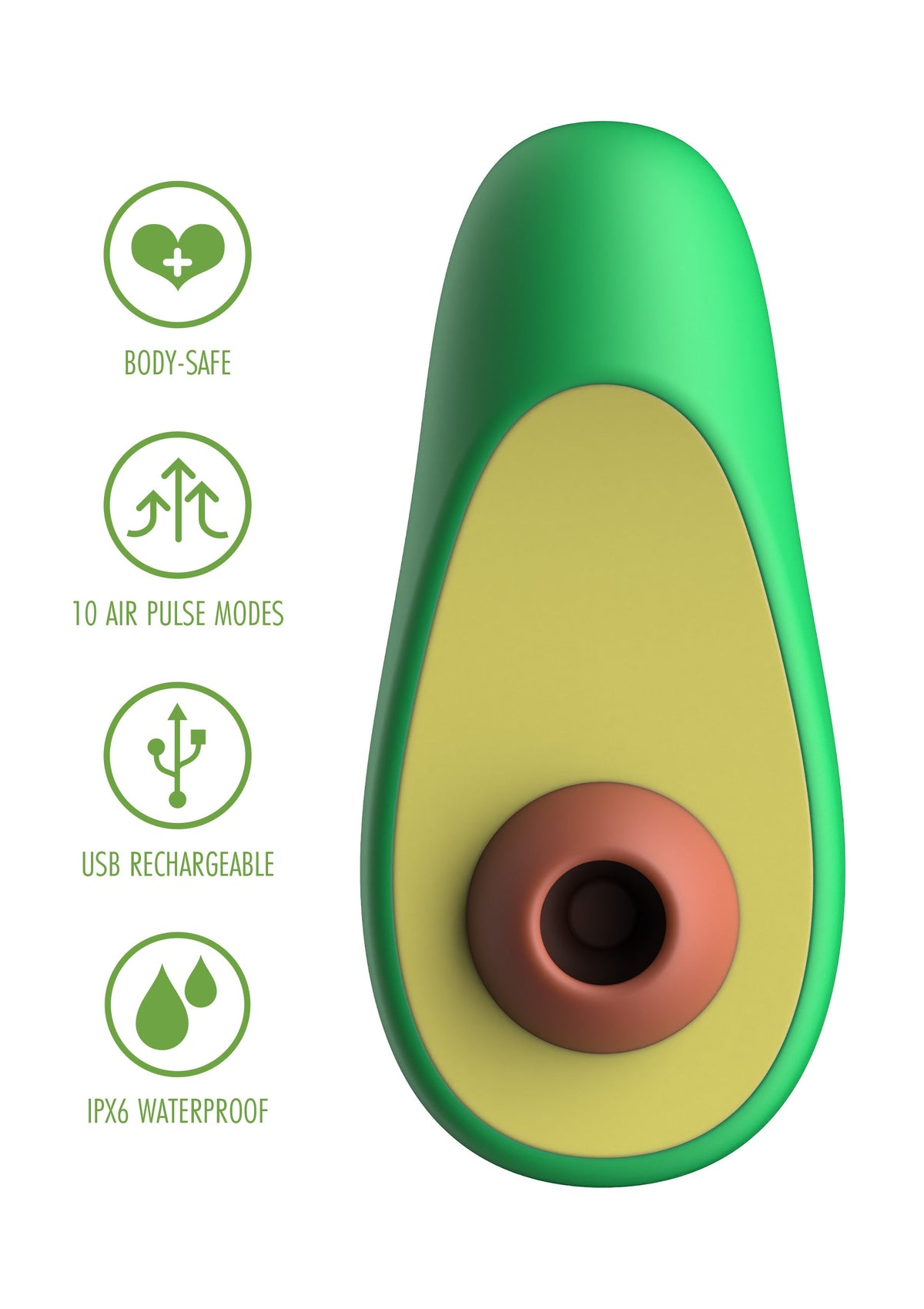 Holy Guacamoly Air Stimulator GREEN - 5