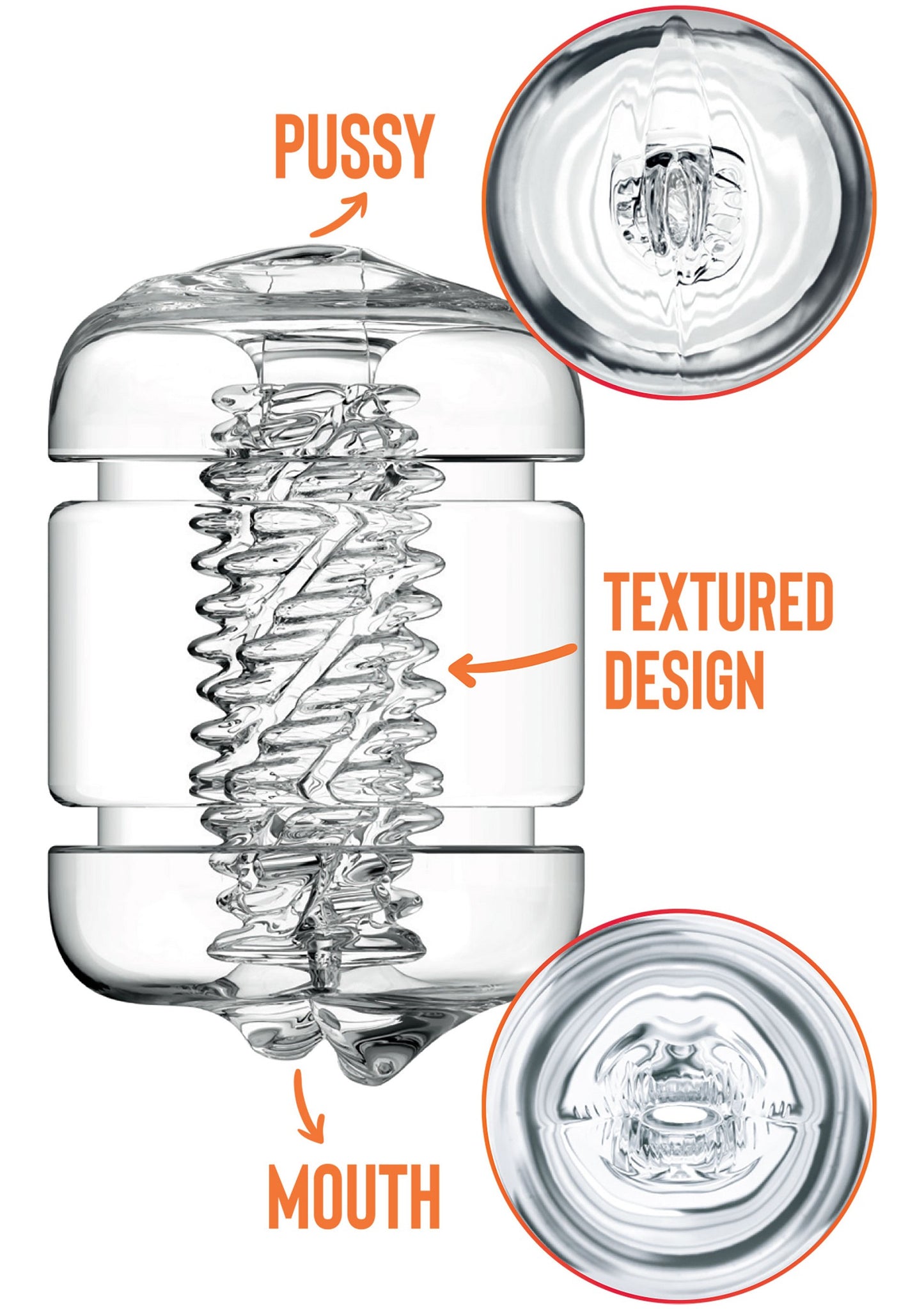 PRIVATE Clear Shot Pussy & Mouth TRANSPA - 6