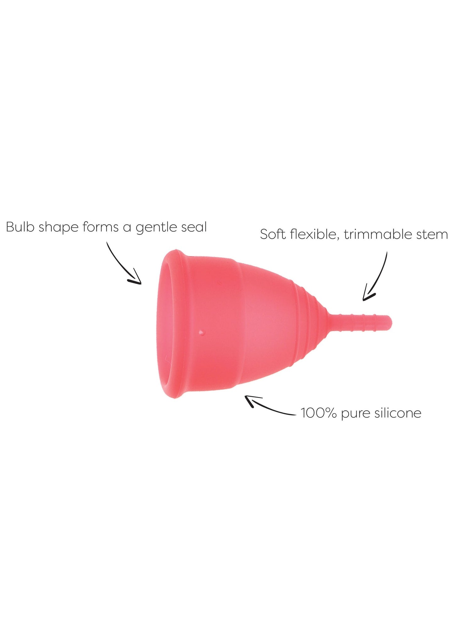 Mae B Menstrual Cups Size L RED L - 2