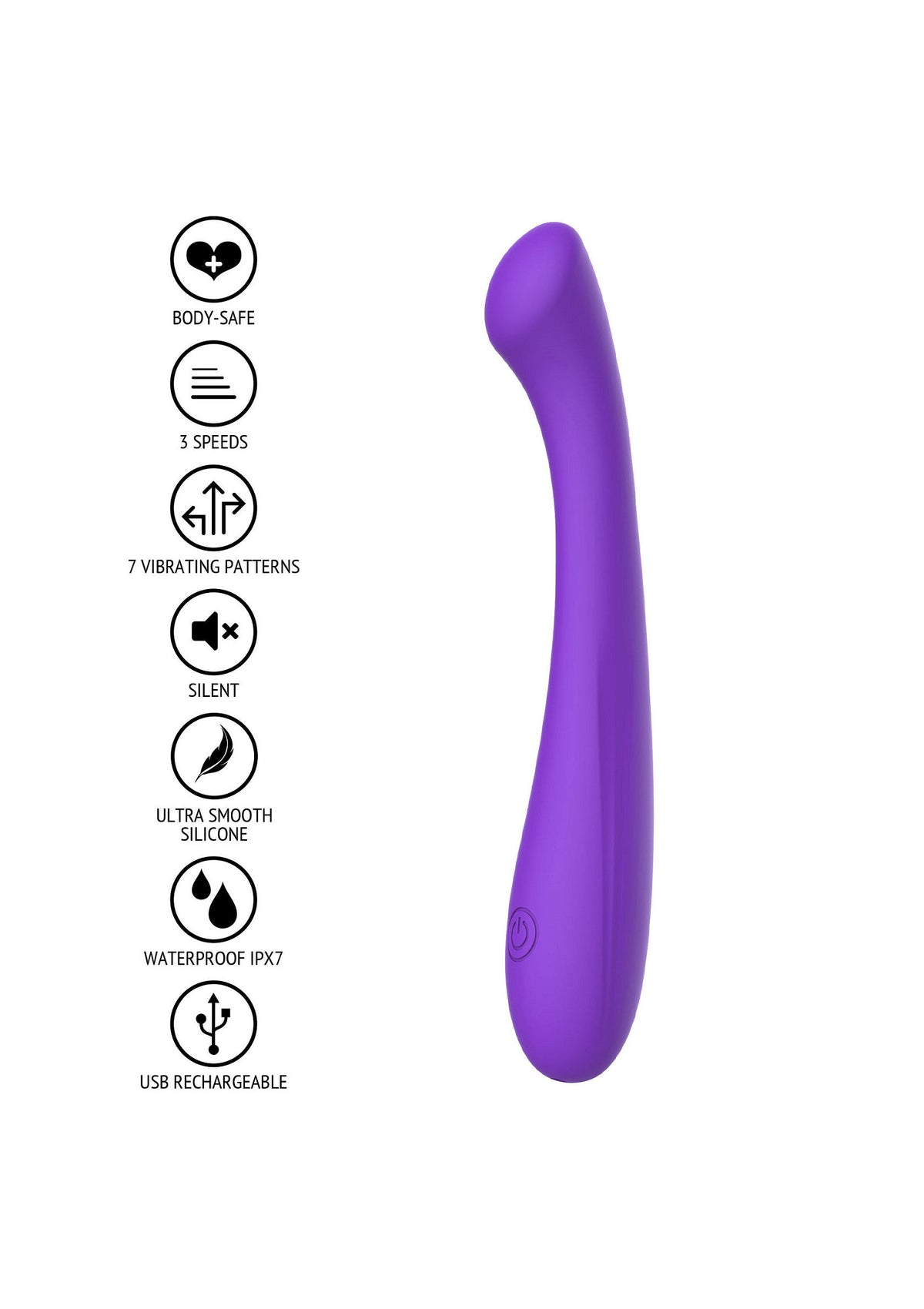 The Luna G-Spot Vibrator PURPLE - 6