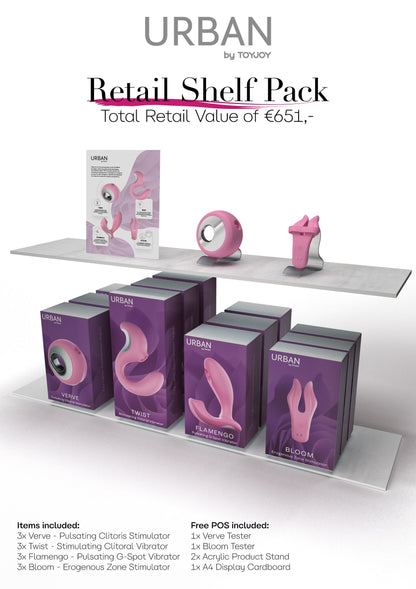 ToyJoy Urban Female Retail Shelf Pack PINK - 0