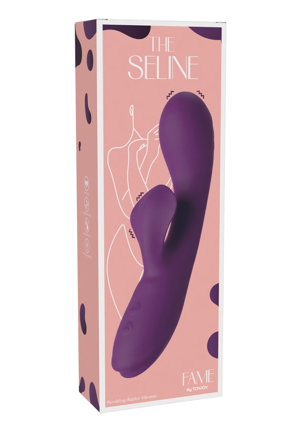 The Selene Rumbling Rabbit Vibrator PURPLE - 1