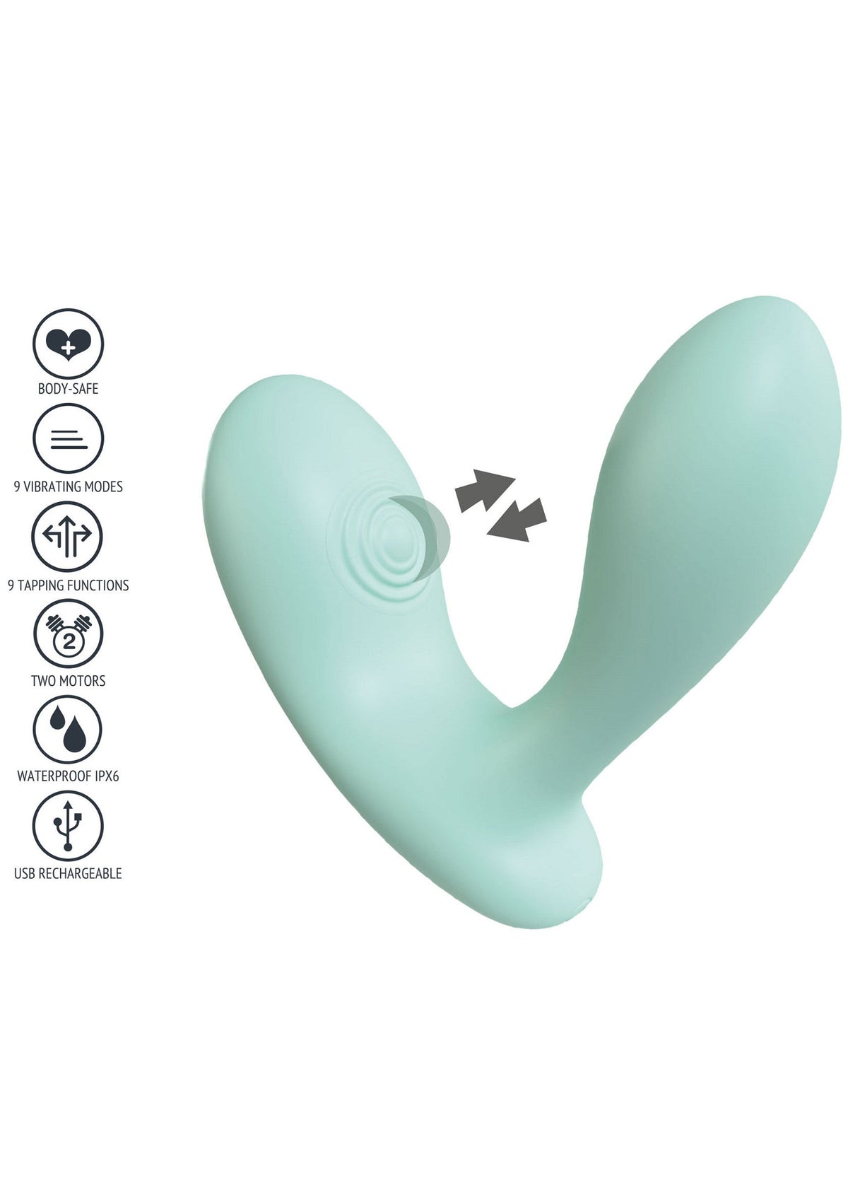 DuoVibe II Tapping Vibrator MINT - 7