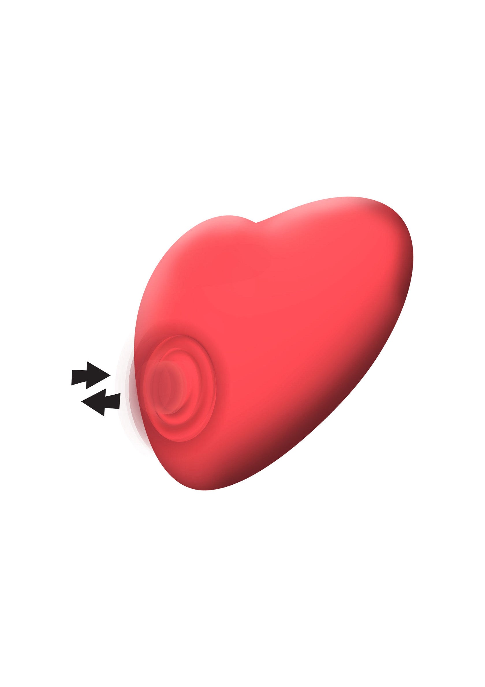 Xocoon Heartbeat Pulsating Stimulator Retail Shelf Pack RED - 0