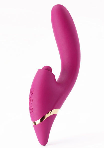 Triple Thrill Climaxer Vibrator FUCHSIA - 0