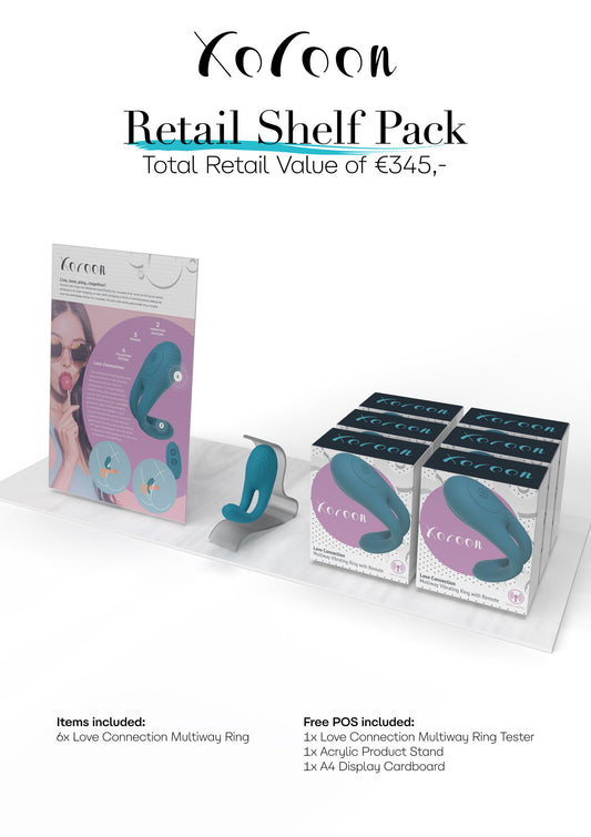 Xocoon Love Connection Couples Ring Retail Shelf Pack